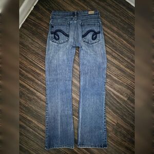 Vintage See Thru Soul Low-Rise Jeans - 2000s Mall Girl & Cyber Aesthetic - Size